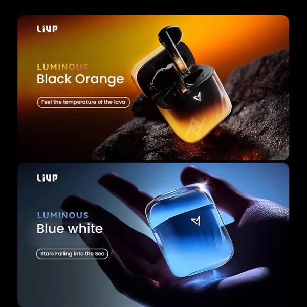 ایرپاد و هندزفری گیمینگ بیسیم لیوپ LIUP Pods LP1 Luminous Black