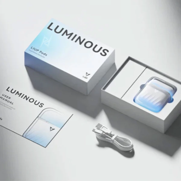 ایرپاد و هندزفری گیمینگ بیسیم لیوپ LIUP Pods LP1 Luminous White
