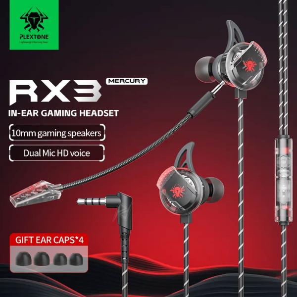هندزفری گیمینگ سیمی پلکستون Plextone RX3 Mercury 3.5 mm