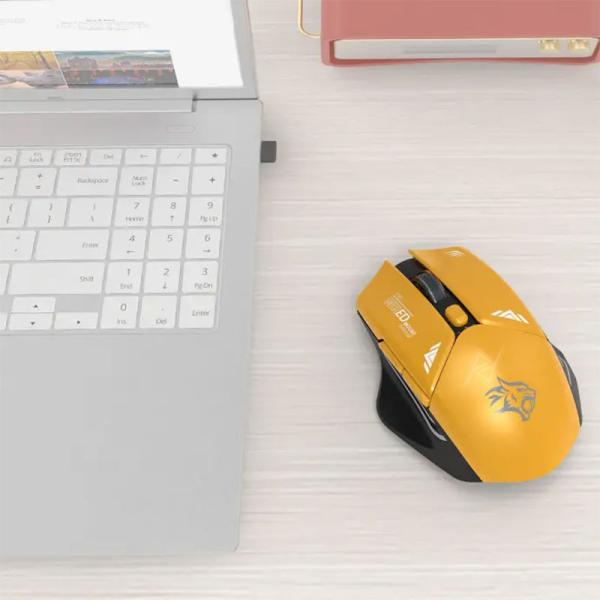 موس بیسیم گیمینگ پرودو گیمینگ Porodo PDX323 1600DPI Yellow