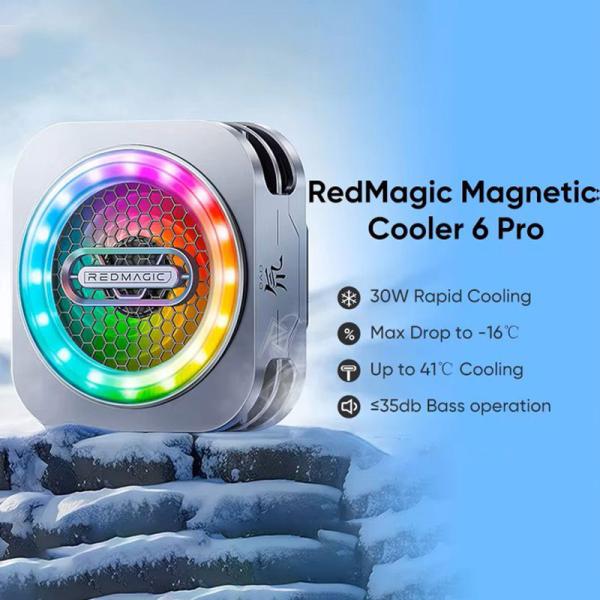 فن خنک کننده مگنتیک گوشی موبایل رد مجیک RedMagic VC Cooler 6 Pro