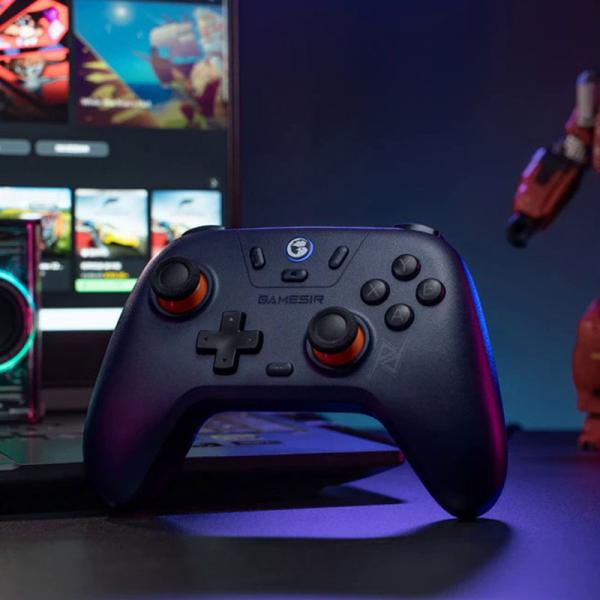 دسته بازی بیسیم مولتی پلتفرم پک کامل گیمسر Gamesir T4n Nova Lite Space Purple