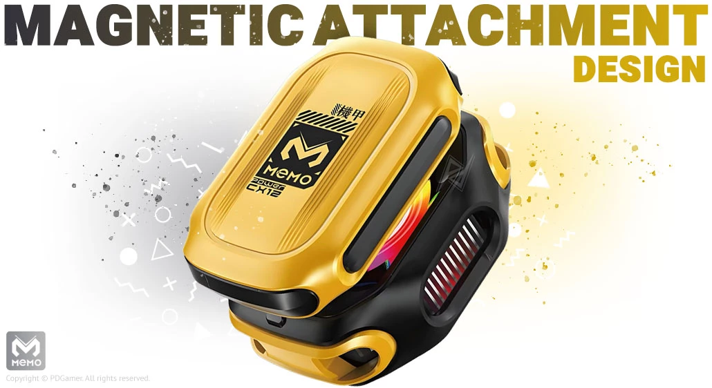 Memo CX12 Gaming phone cooler خرید خنک کننده موبایل ممو با بهترین قیمت Memo CX12