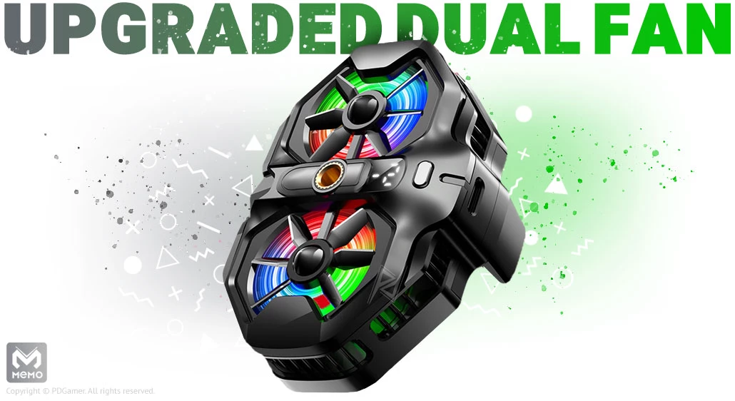 Memo DL21 Gaming phone cooler خرید خنک کننده موبایل ممو با بهترین قیمت Memo DL21