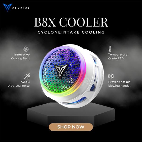 فن خنک کننده مگنتیک گوشی موبایل فلای دیجی FlyDigi B8X 30W