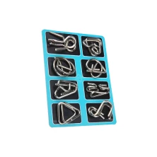 فیجت ضد استرس پازل فلزی 8 تکه IQ Metal Puzzle