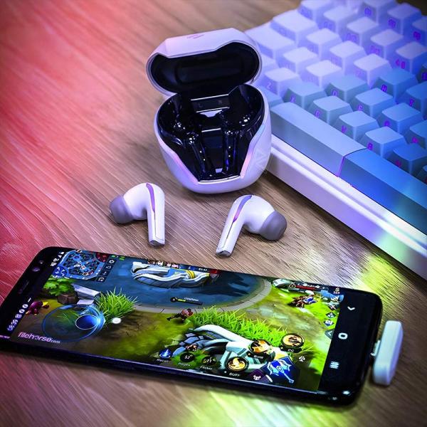 ایرپاد و هندزفری گیمینگ بیسیم هویت HAVIT TW970 White