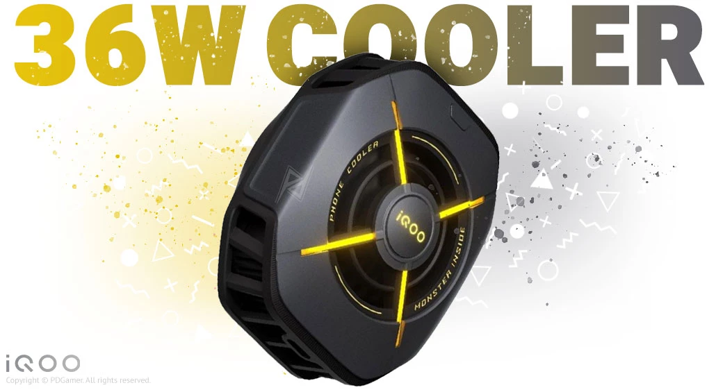 خرید خنک کننده موبایل ویوو آی کو با بهترین قیمت VIVO iQOO Magnetic Cooling Back Clip Pro