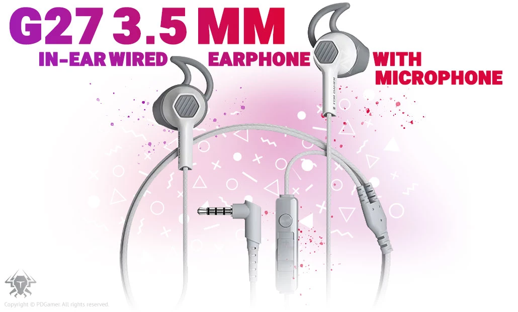 خرید هندزفری گیمینگ سیمی پلکستون با بهترین قیمت Plextone G27 White