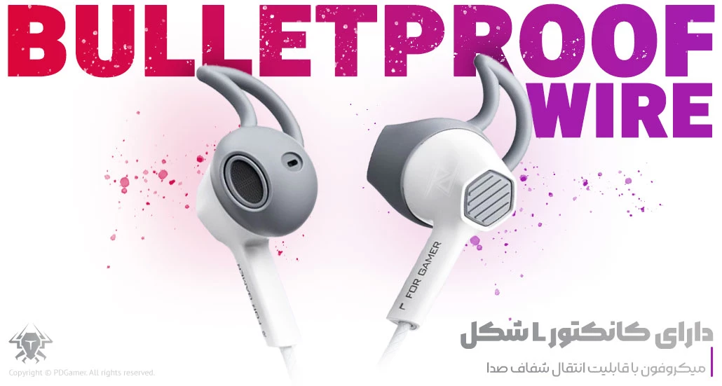 بهترین قیمت خرید هندزفری گیمینگ سیمی Plextone G27 White برند پلکستون Plextone