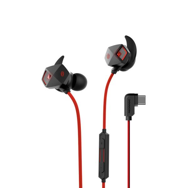 هندزفری گیمینگ سیمی تایپ سی رد مجیک Nubia Red Magic Wired Gaming Earphones Type-C