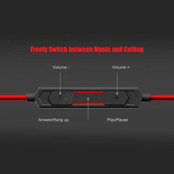 هندزفری گیمینگ سیمی تایپ سی رد مجیک Nubia Red Magic Wired Gaming Earphones Type-C