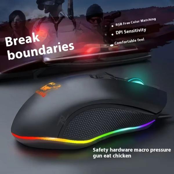 پک کیبورد تک دست و ماوس گیمینگ Freewolf T1