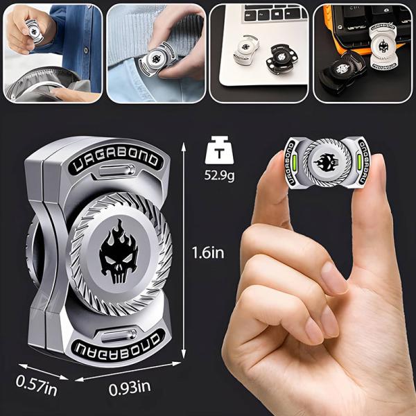 فیجت چندکاره وایرال فلزی Push Slider 3 in 1 Fidget