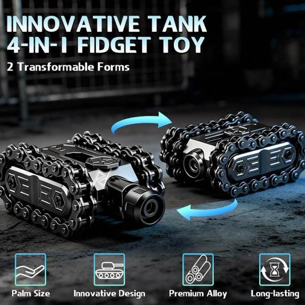 فیجت اسلایدر چندکاره مینی تانک Mini Tank 002 Slider Spinner Roller Fidget