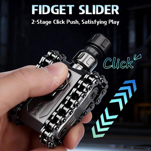 فیجت اسلایدر چندکاره مینی تانک Mini Tank 002 Slider Spinner Roller Fidget