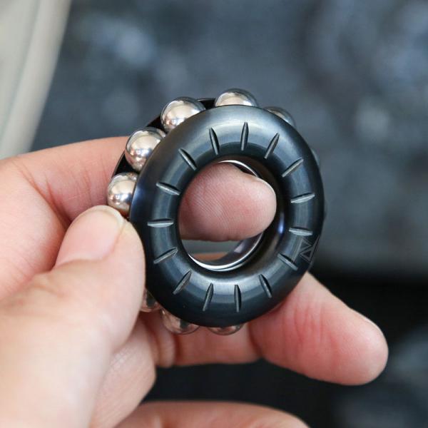 فیجت انگشتی فلزی Metal Ring Tier With Beads Fidget