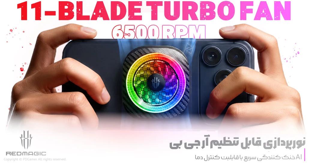 بهترین قیمت خرید خنک کننده موبایل Cryo Cooler 8 Pro برند ردمجیک RedMagic