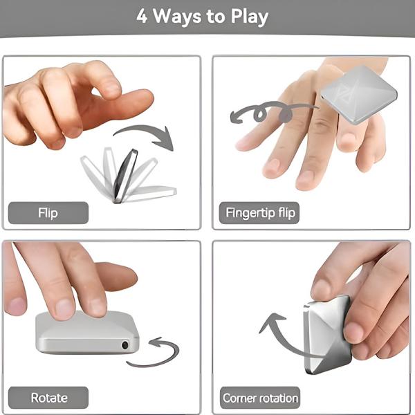 فیجت فلیپر فلزی Square Flippo Desk Fidget
