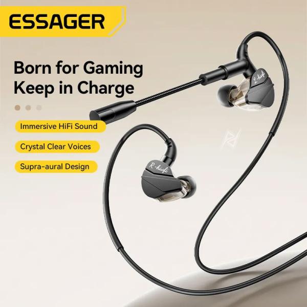 هندزفری گیمینگ سیمی اساگر ESSAGER G62 Type-C