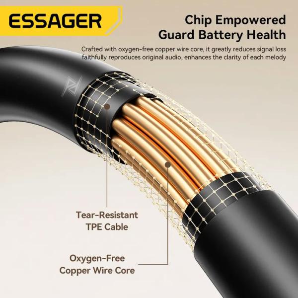 هندزفری گیمینگ سیمی اساگر ESSAGER G62 Type-C