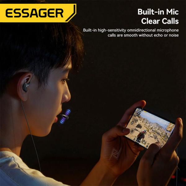 هندزفری گیمینگ سیمی اساگر ESSAGER G62 3.5 mm